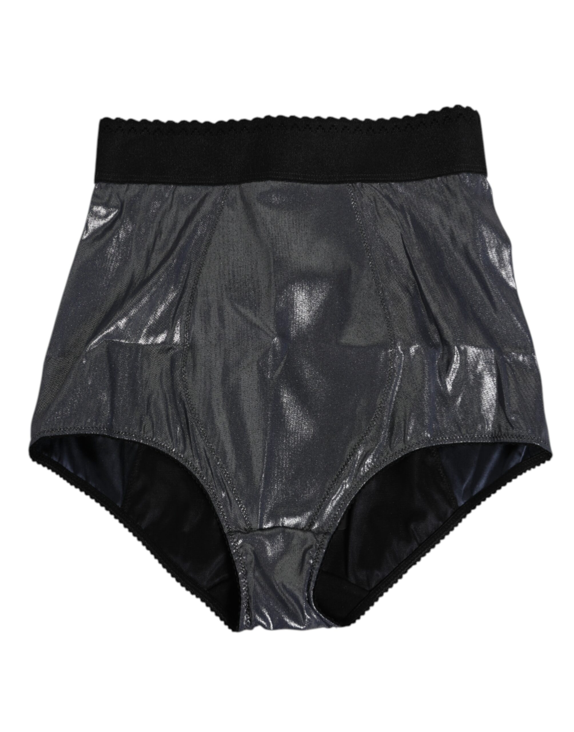 Dolce & Gabbana Gray Silk Stretch Slip Girdle Panty Underwear - Image 2