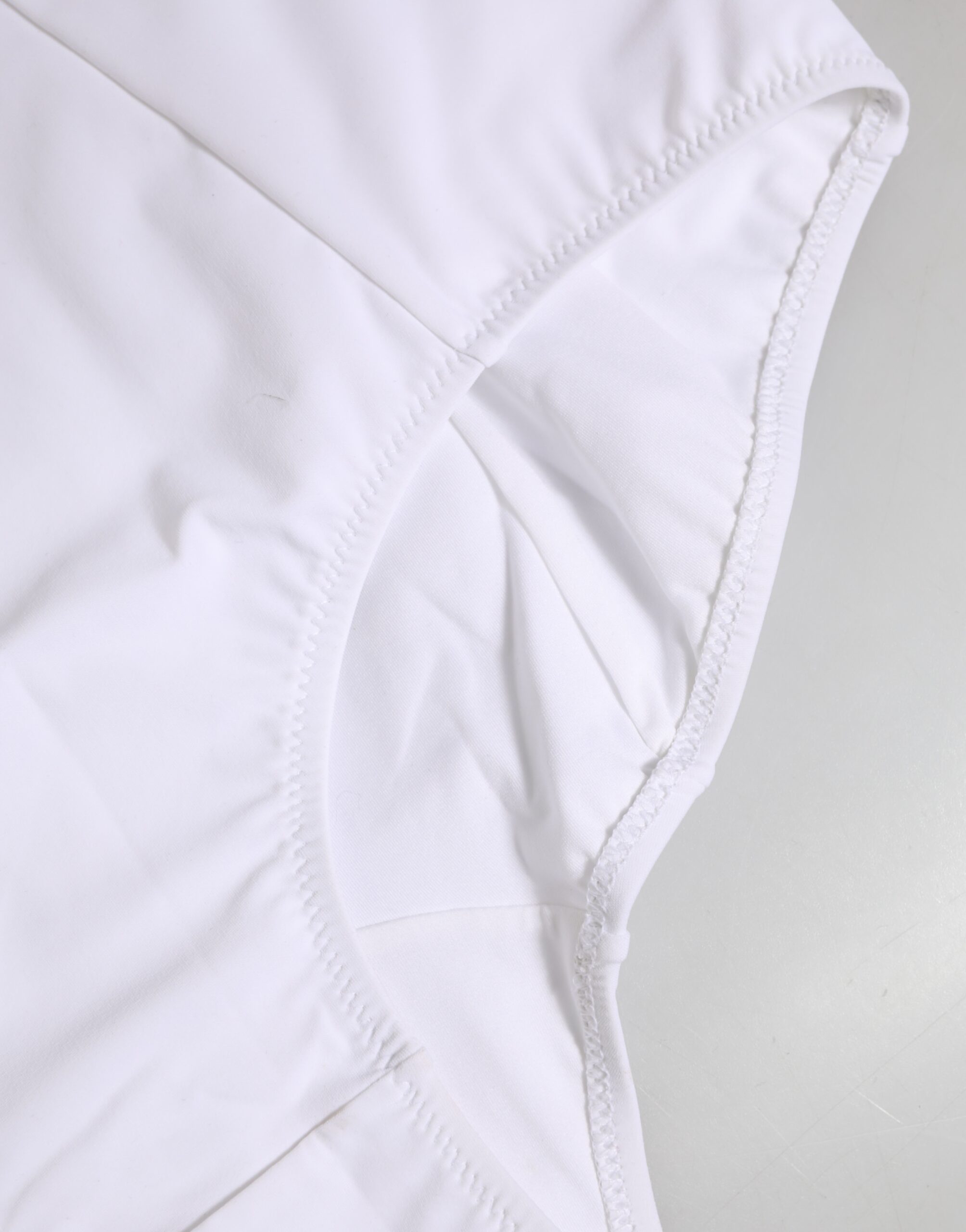 Dolce & Gabbana White Nylon Logo Waistband Coulotte Underwear - Image 4