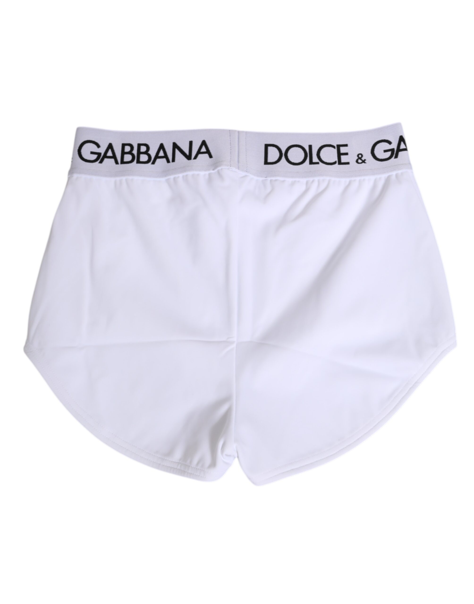 Dolce & Gabbana White Nylon Logo Waistband Shorts Underwear - Image 3