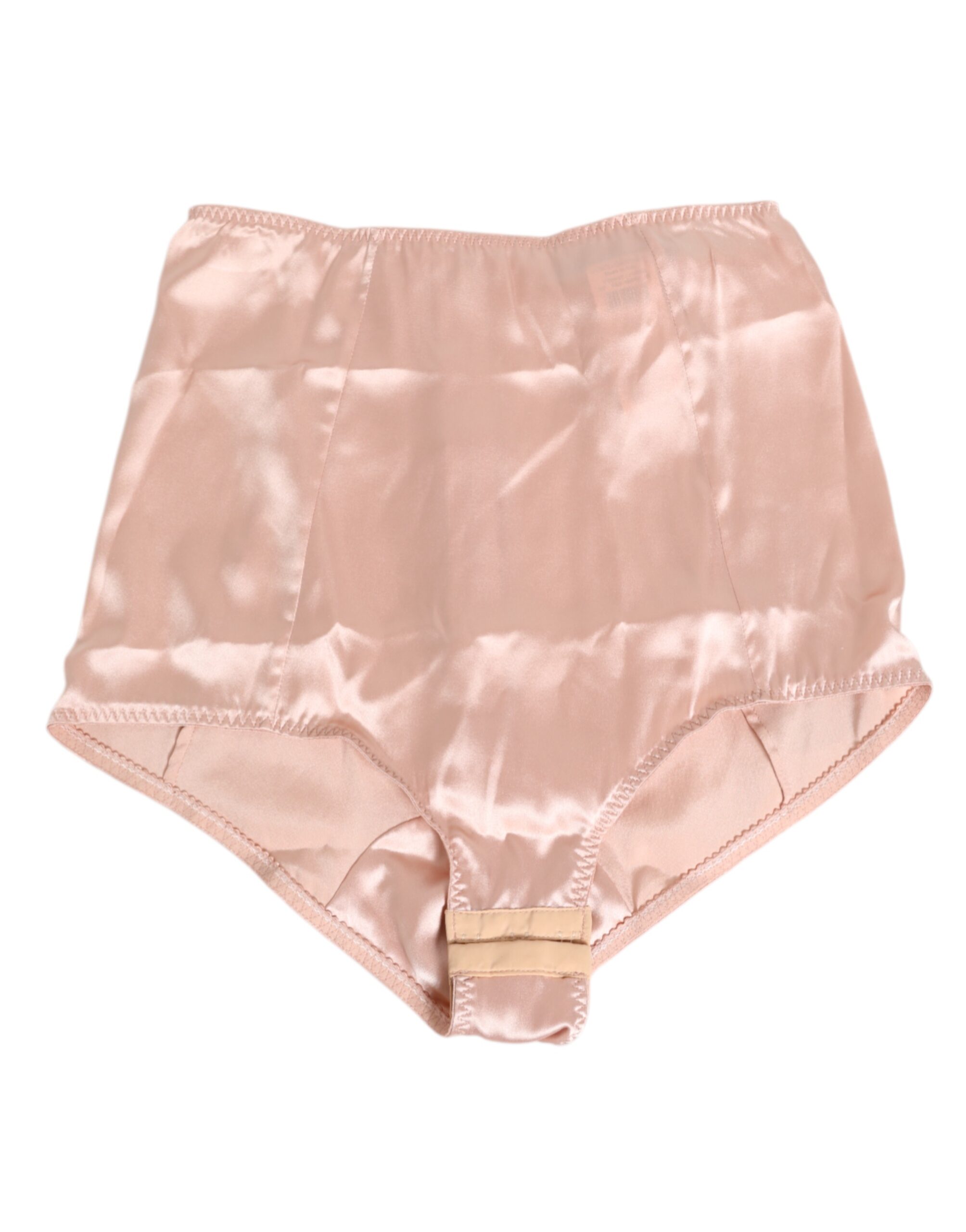 Dolce & Gabbana Pink Acetate High Waist Shorts Panty Underwear - Image 2