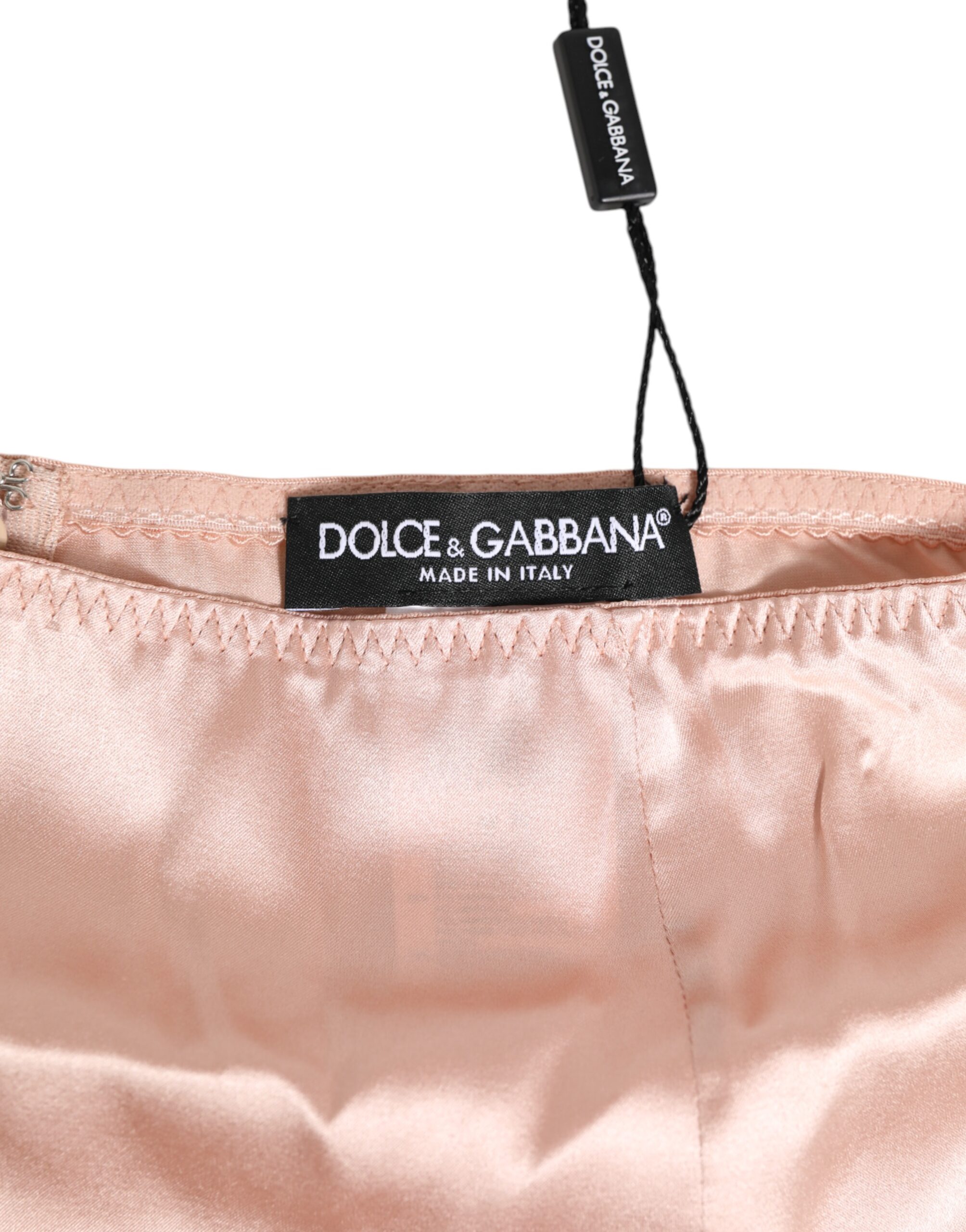 Dolce & Gabbana Pink Acetate High Waist Shorts Panty Underwear - Image 4