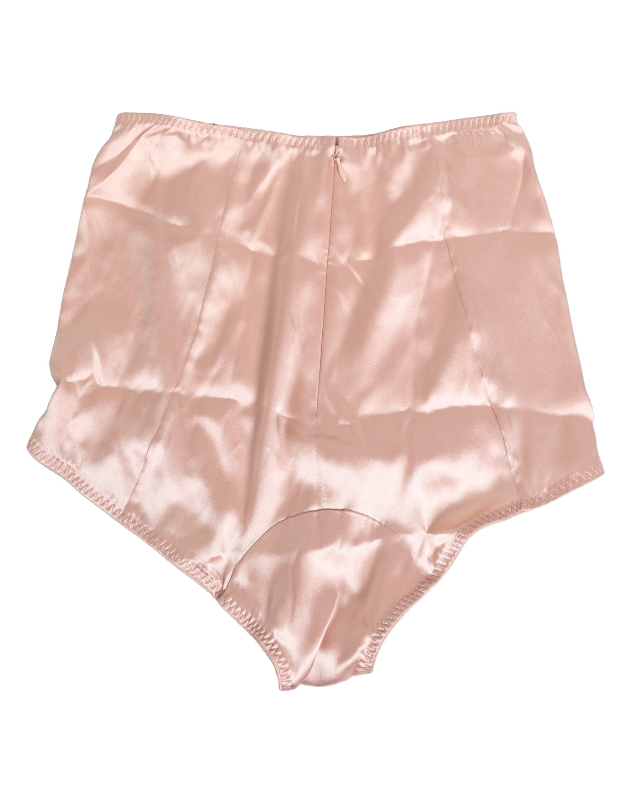 Dolce & Gabbana Pink Acetate High Waist Shorts Panty Underwear - Image 5