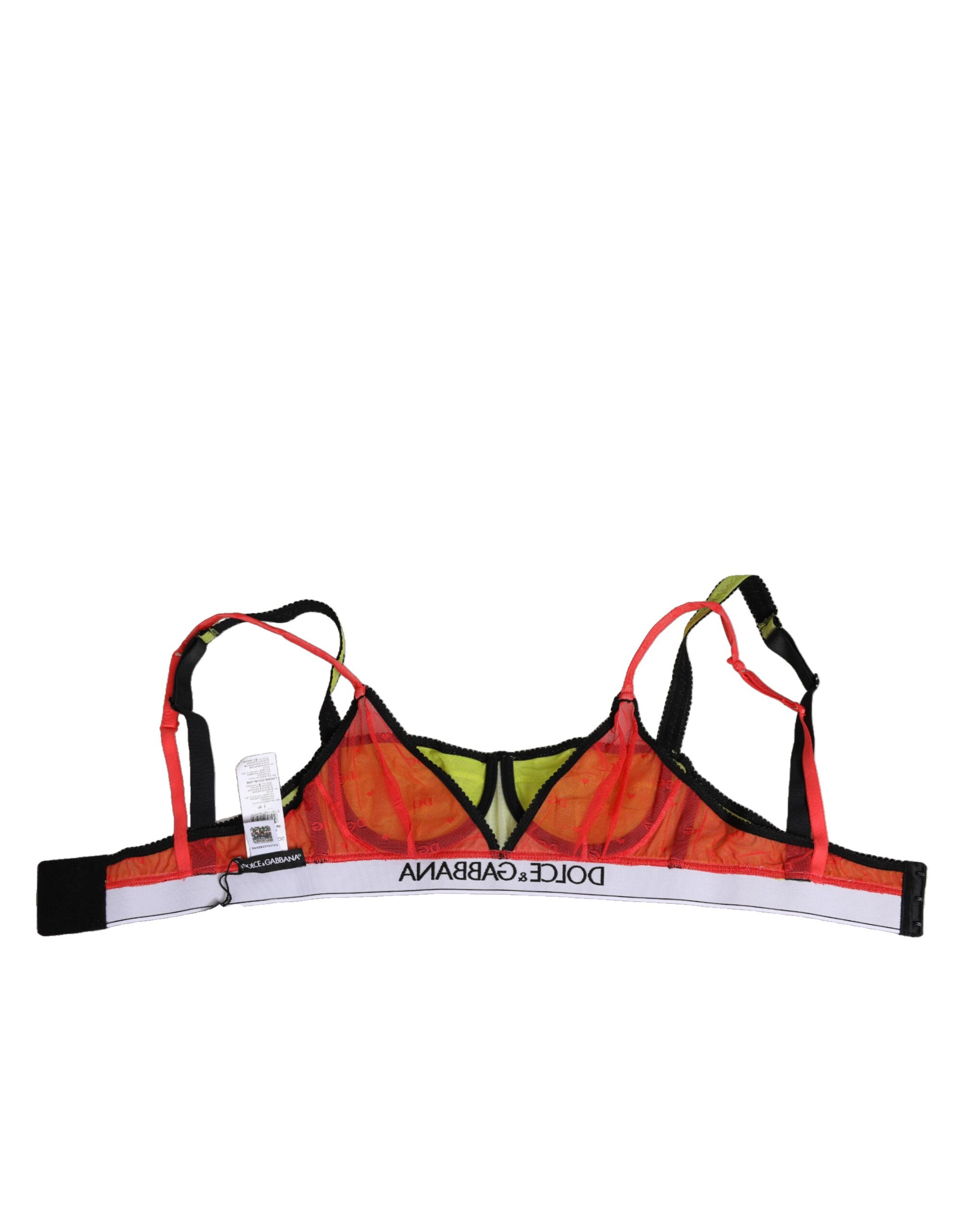 Dolce & Gabbana Green Nylon Soft Cup Balconnet Bra Underwear - Image 4