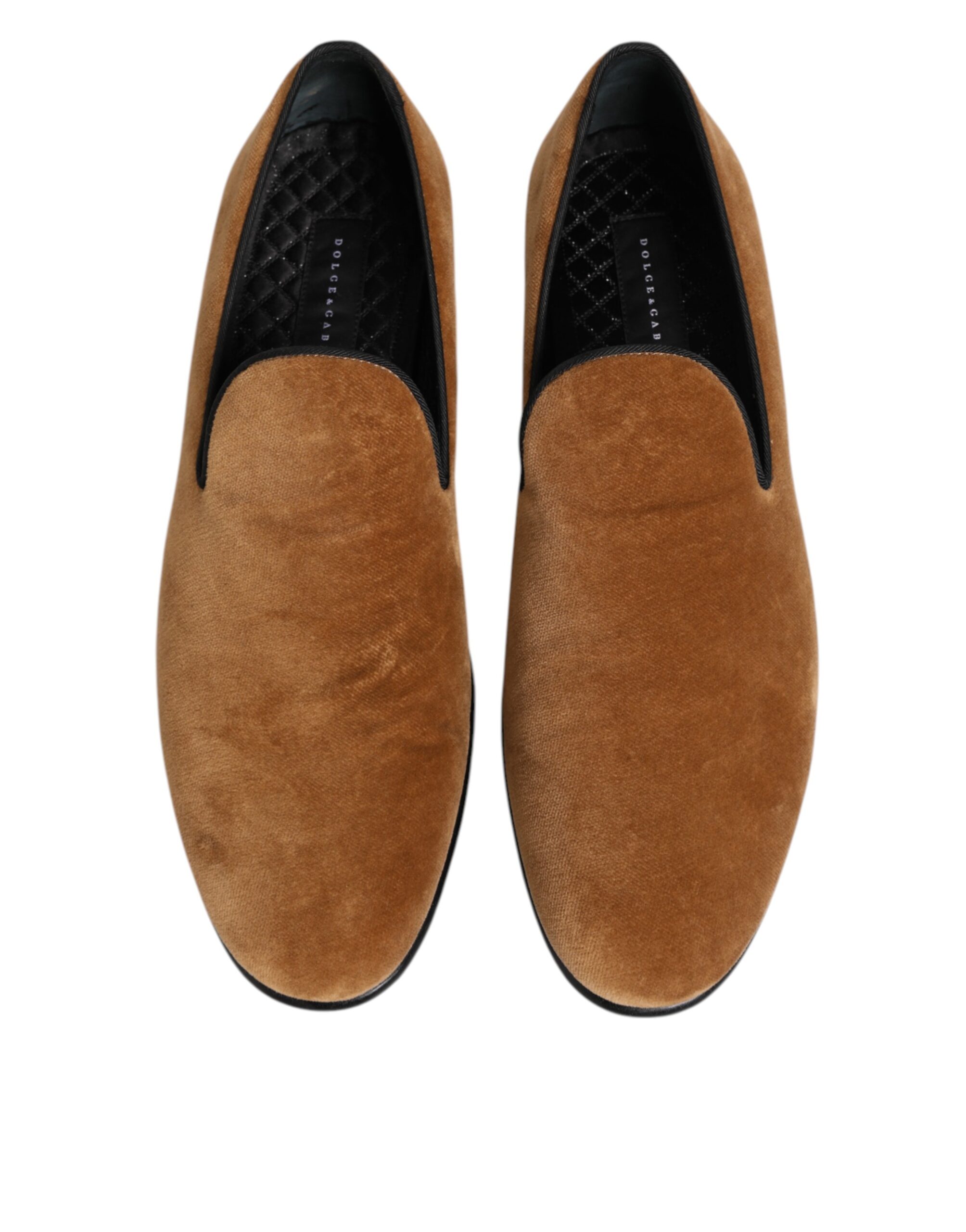 Dolce & Gabbana Brown Suede Slip On Men Loafers Formal Shoes - Image 4