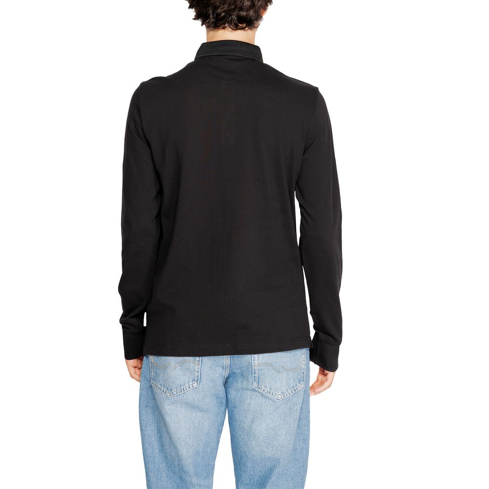 Armani Exchange Black Cotton Long Sleeve T-Shirt - Image 2