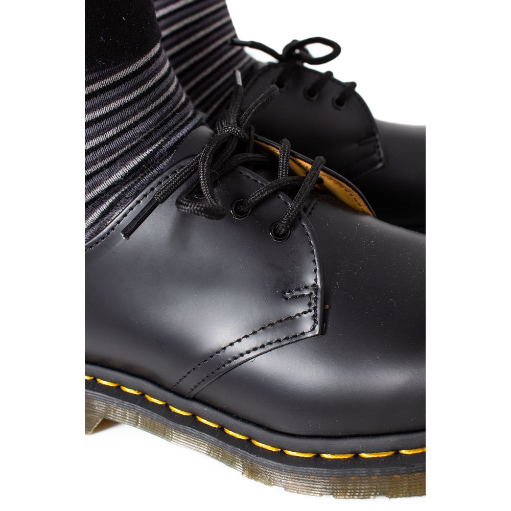 Dr. Martens Black Leather Oxfords And Derby - Image 5