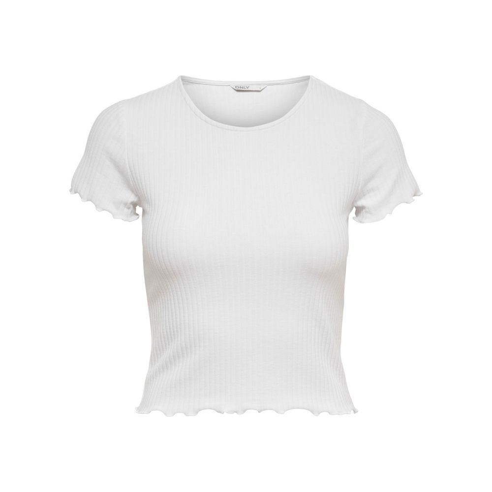 Only White Polyester T-Shirt - Image 5