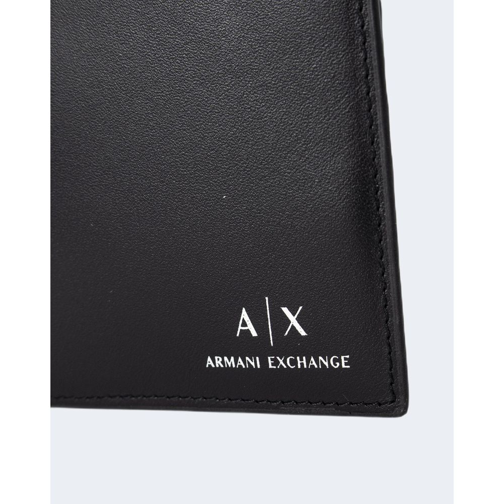 Armani Exchange Black Leather Wallet - Image 3