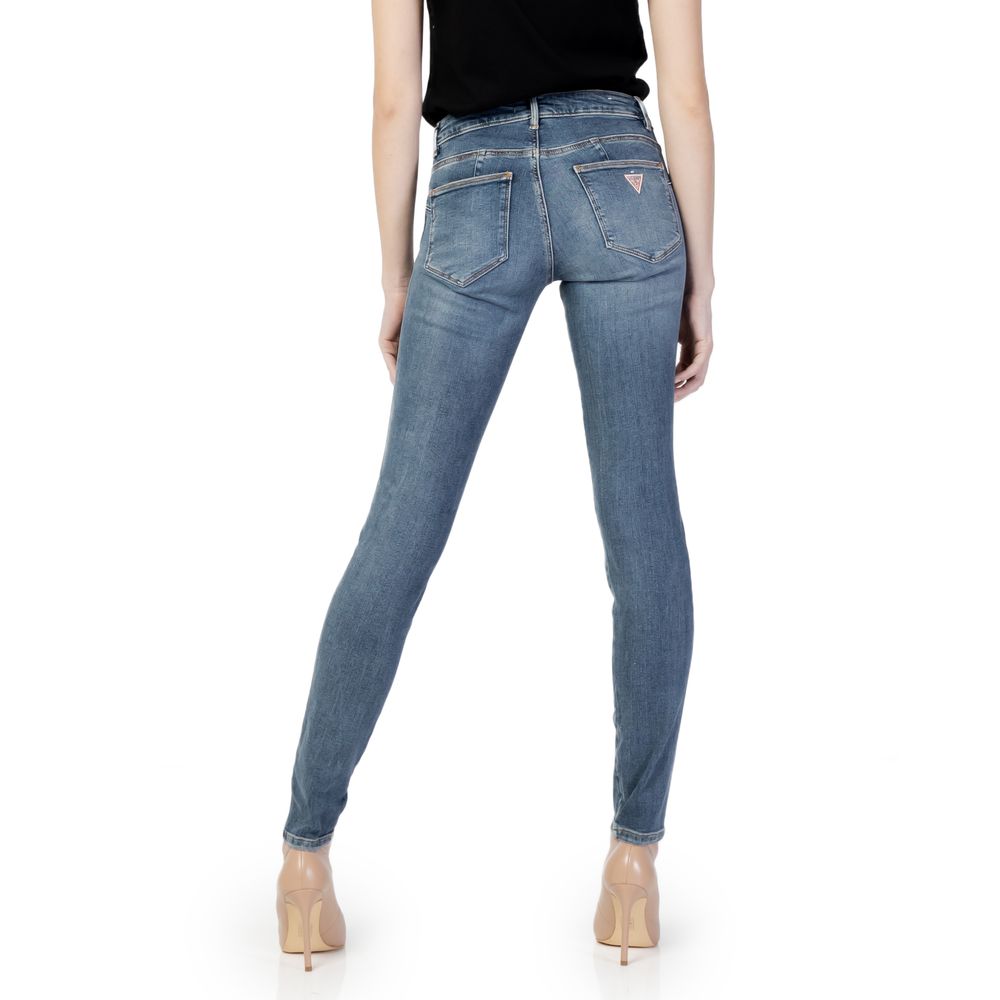 Guess Blue Cotton Skinny Jeans - Image 2