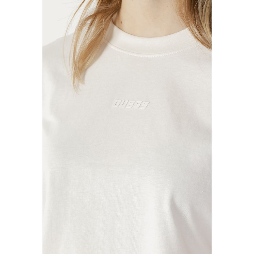 Guess Active Cream Cotton T-Shirt - Image 3