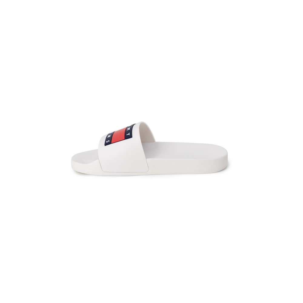 Tommy Hilfiger Jeans White Polyethylene Slippers - Image 2