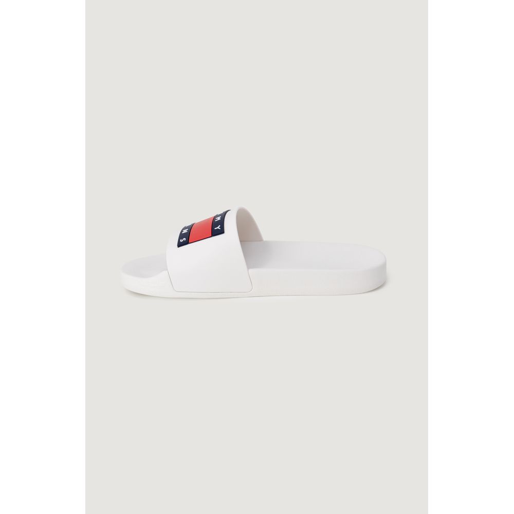 Tommy Hilfiger Jeans White Polyethylene Slippers - Image 4
