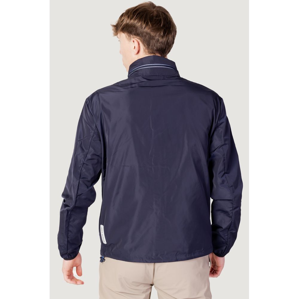 Armani Exchange Blue Polyester Shell Jacket - Image 4
