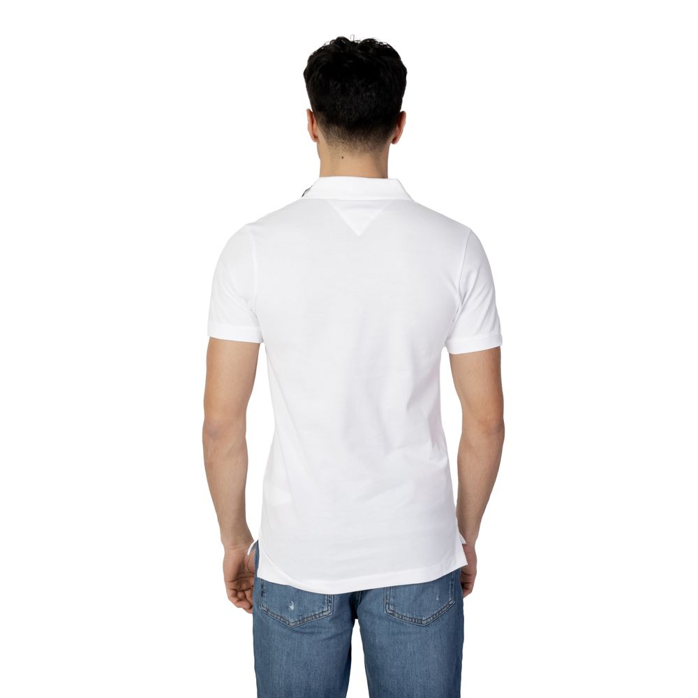 Tommy Hilfiger Jeans White Cotton Polo Shirt - Image 2