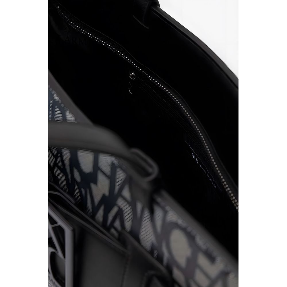 Armani Exchange Black Polyethylene Handbag - Image 5