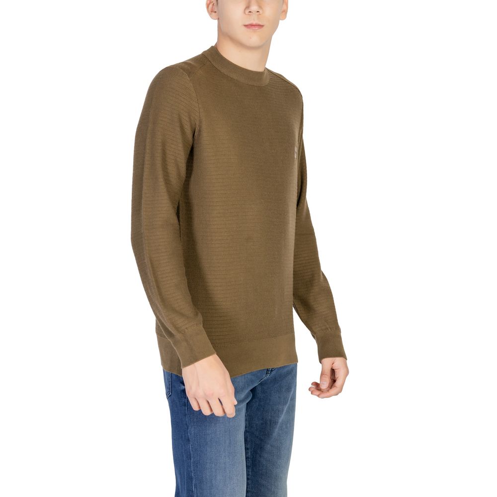 Hugo Boss Green Cotton Sweater - Image 4
