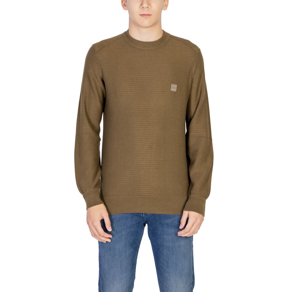 Hugo Boss Green Cotton Sweater - Image 5