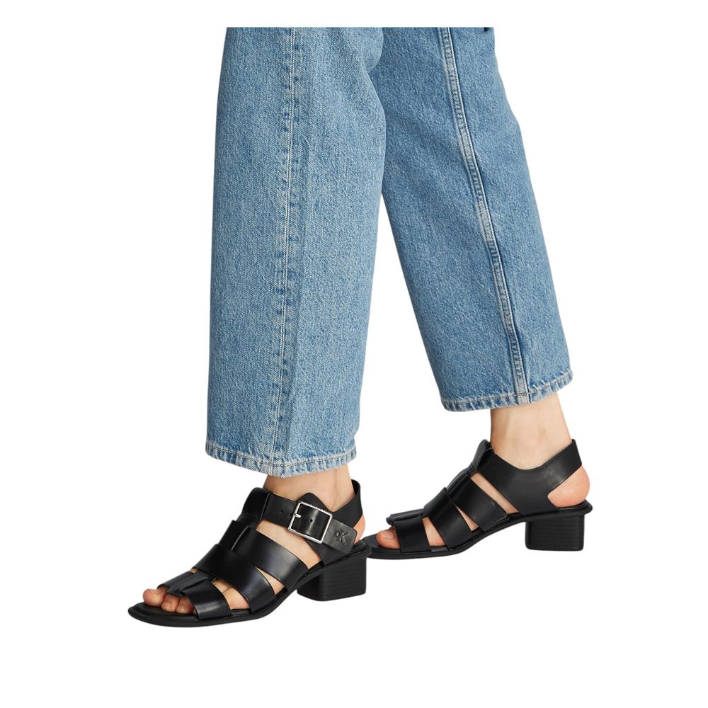 Calvin Klein Jeans Black Polyester Sandal - Image 3
