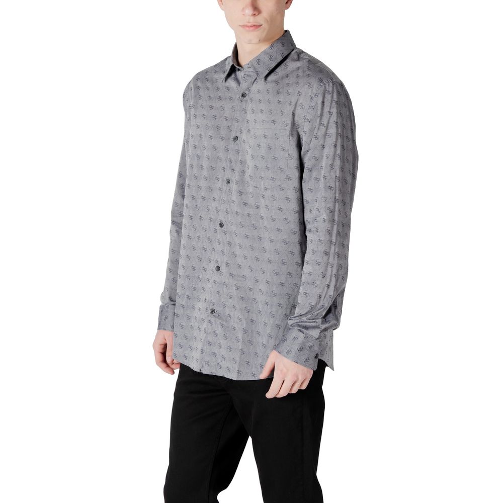 Guess Gray Cotton Dress Shirt - Image 2