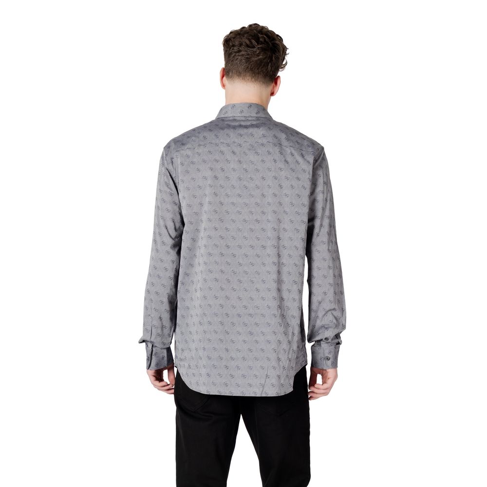 Guess Gray Cotton Dress Shirt - Image 4