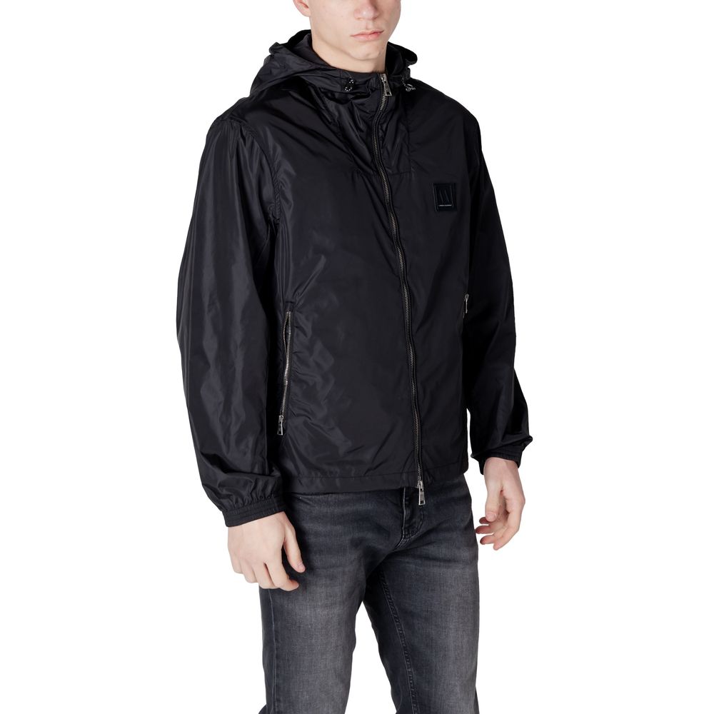 Armani Exchange Black Polyamide Jackets & Coat - Image 3