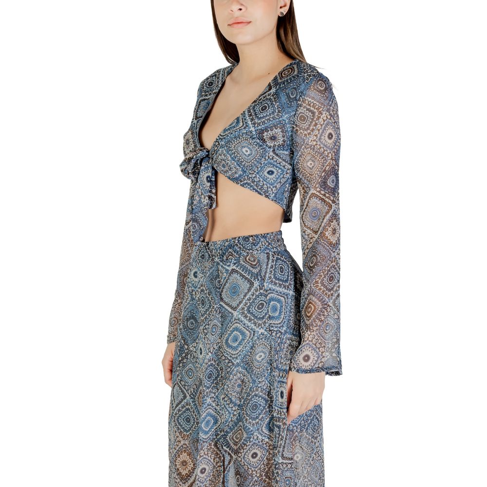 Only Blue Recycled Polyester Top - Image 4