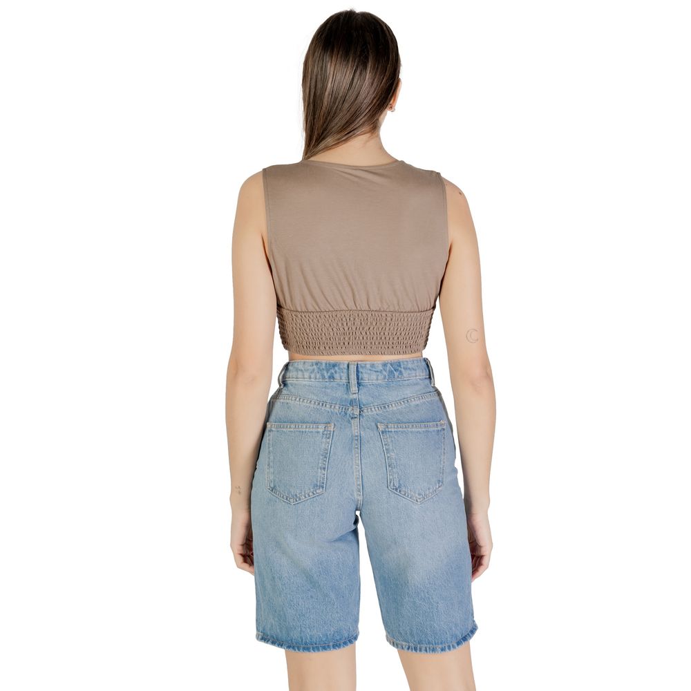 Only Brown Viscose Top - Image 2