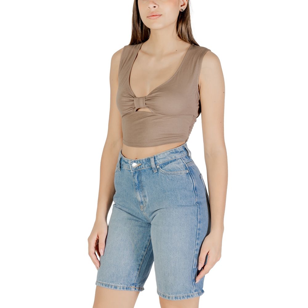 Only Brown Viscose Top - Image 4