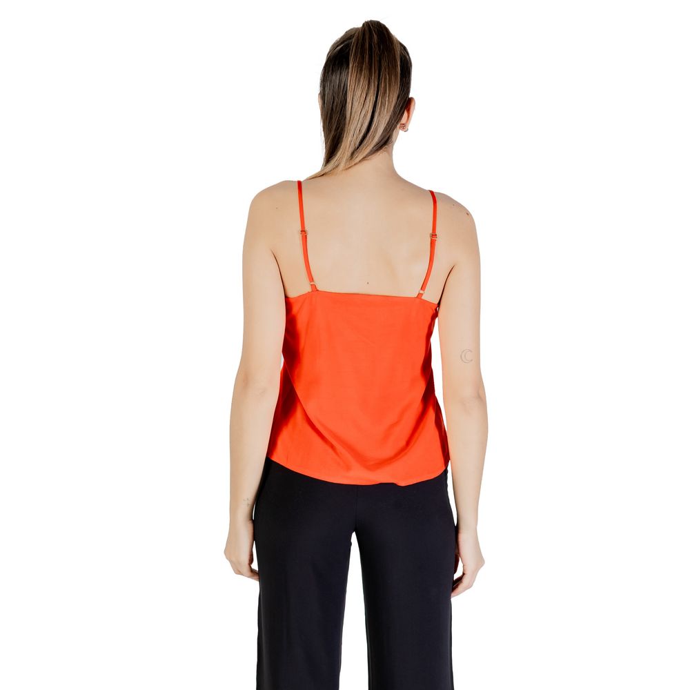 Vero Moda Red Viscose Tank Top - Image 2