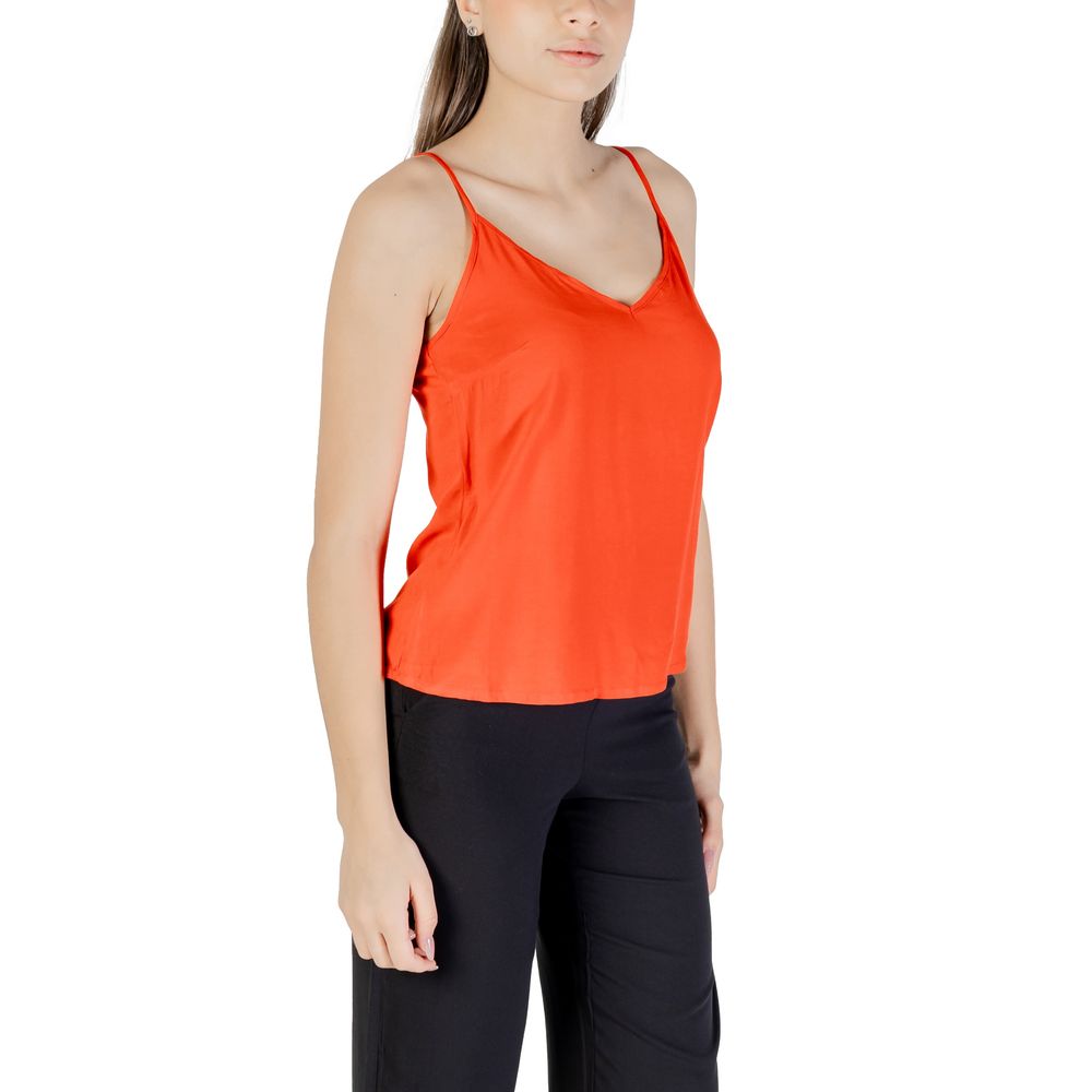 Vero Moda Red Viscose Tank Top - Image 3