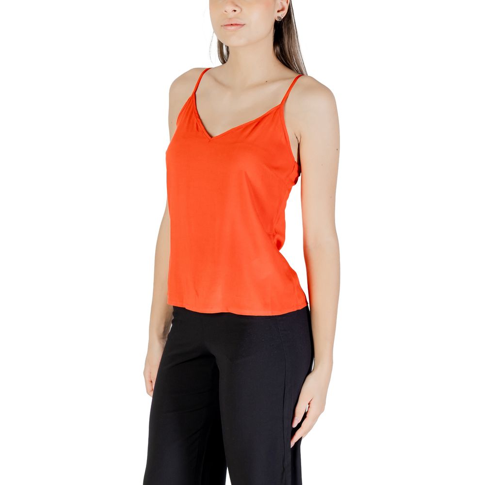 Vero Moda Red Viscose Tank Top - Image 4