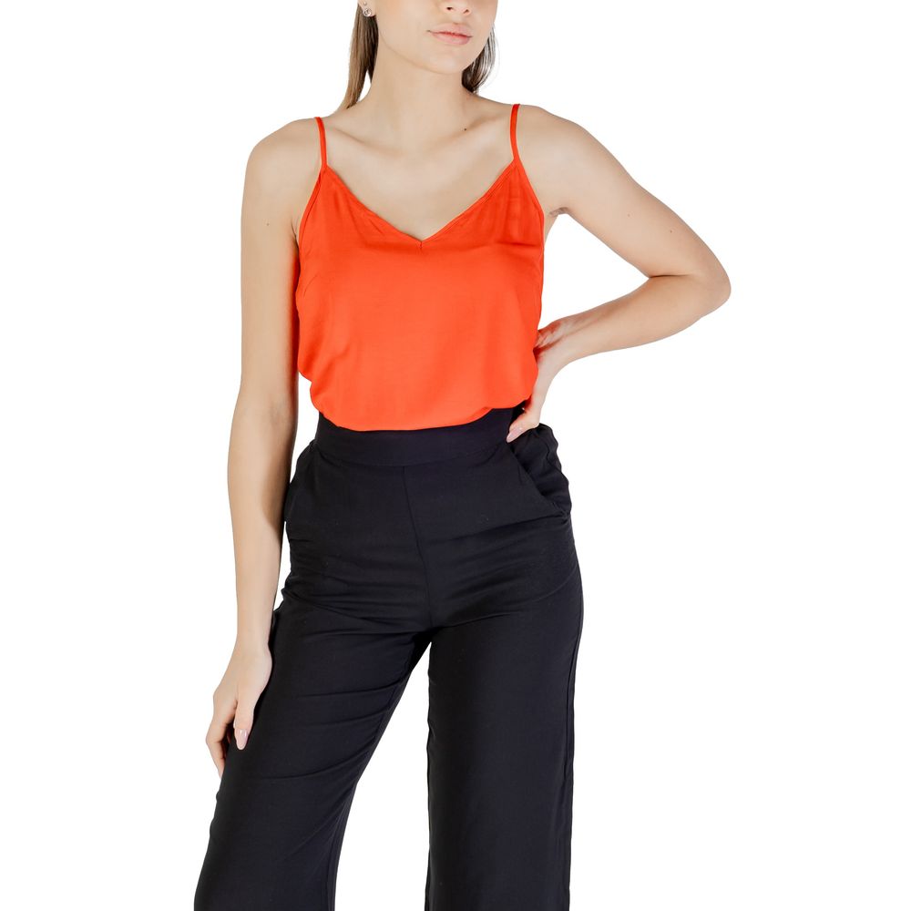 Vero Moda Red Viscose Tank Top - Image 5