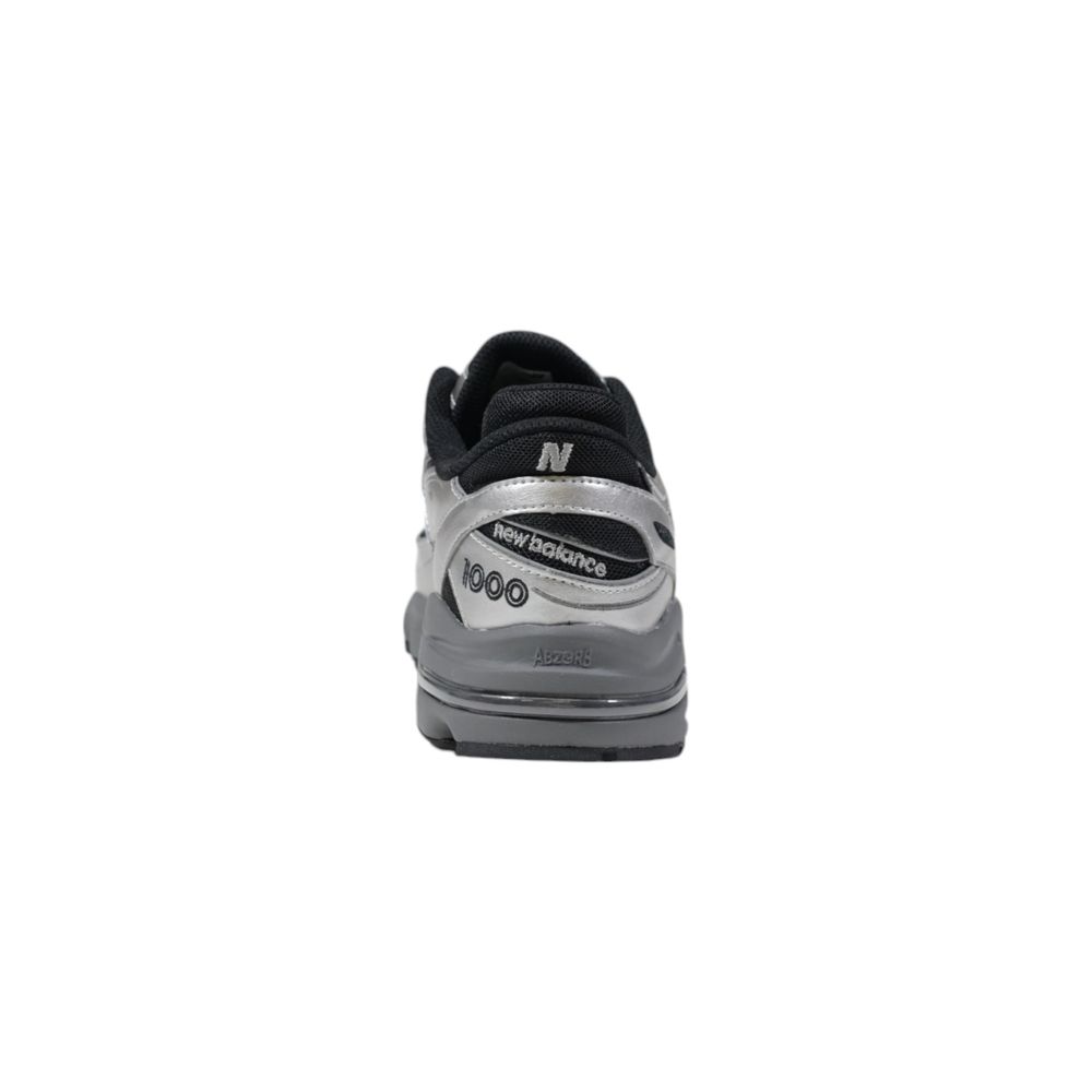 New Balance Silver Synthetic Athletic Sneakers - Image 4