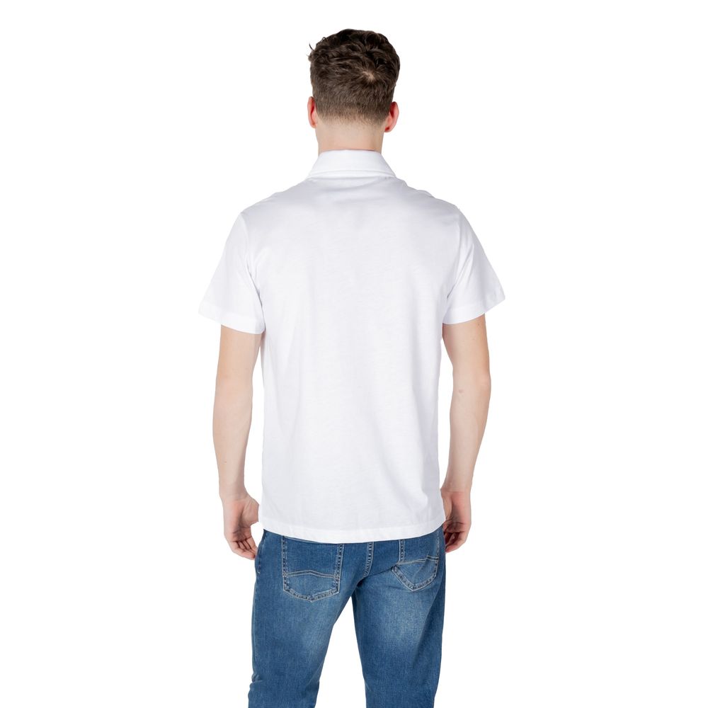 Emporio Armani Underwear White Cotton Polo Shirt - Image 2