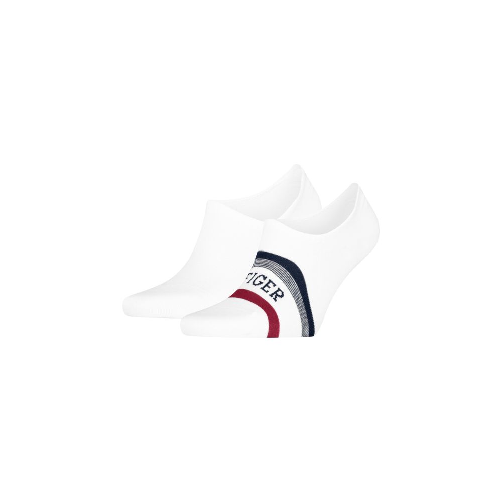 Tommy Hilfiger White Cotton Sock