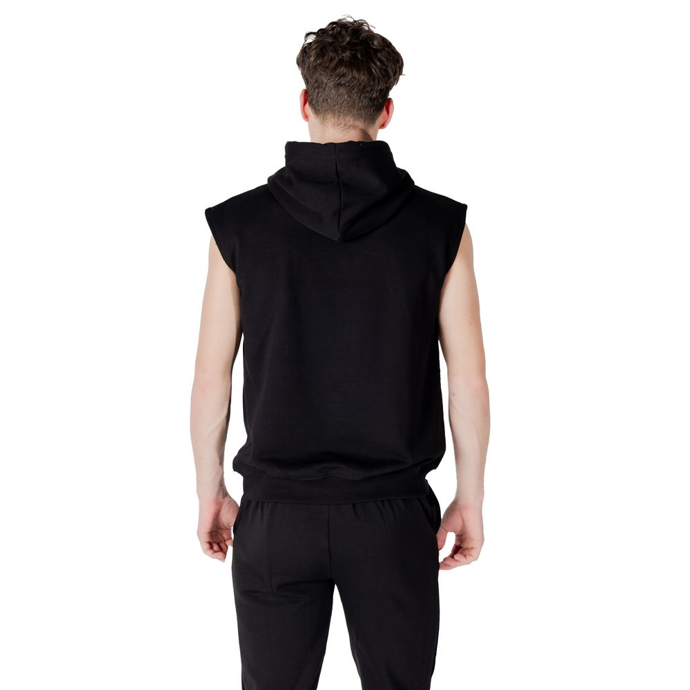 Icon Black Cotton Hoodie - Image 2