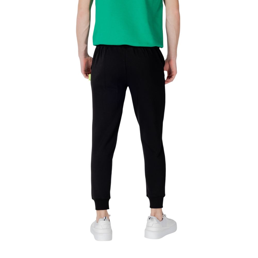 Icon Black Cotton Joggers (Workout Pants) - Image 2