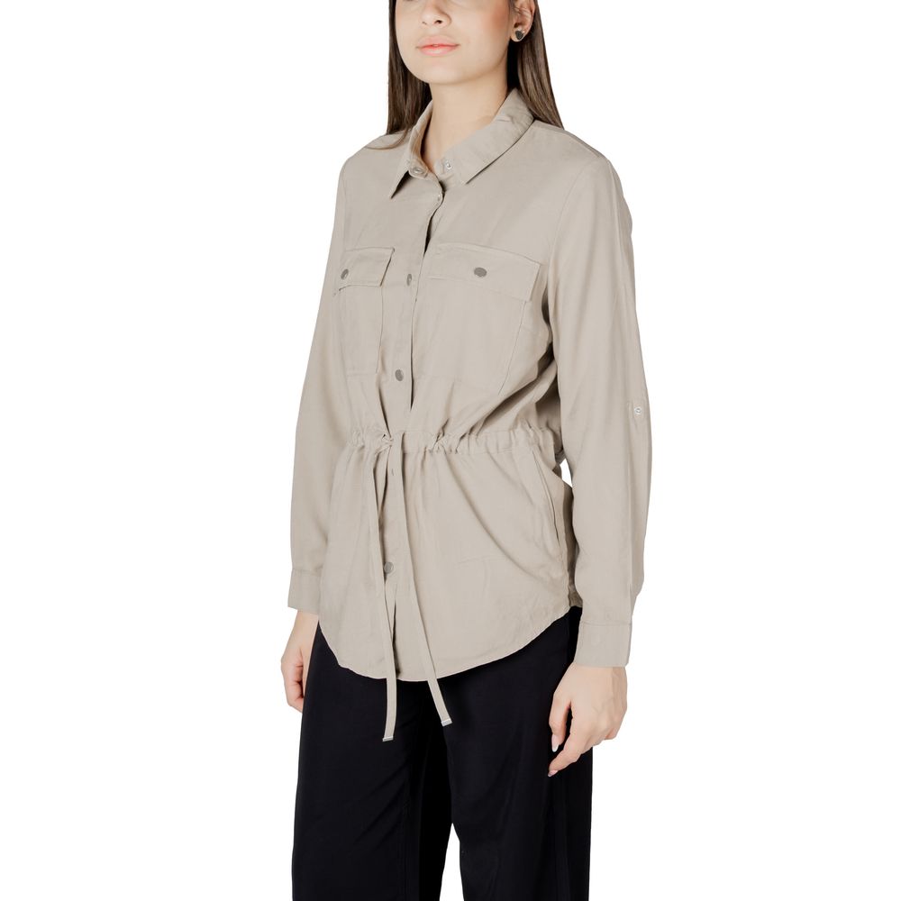 Only Beige Viscose Blouse - Image 4