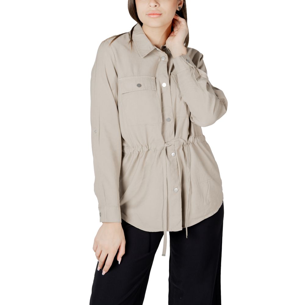 Only Beige Viscose Blouse - Image 5