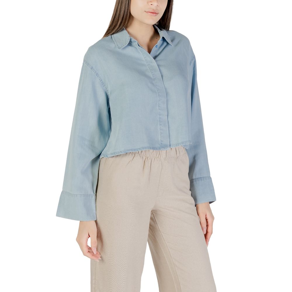 Only Light Blue Lyocell Blouse - Image 3