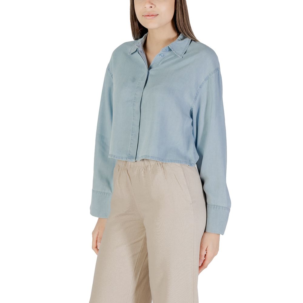 Only Light Blue Lyocell Blouse - Image 4