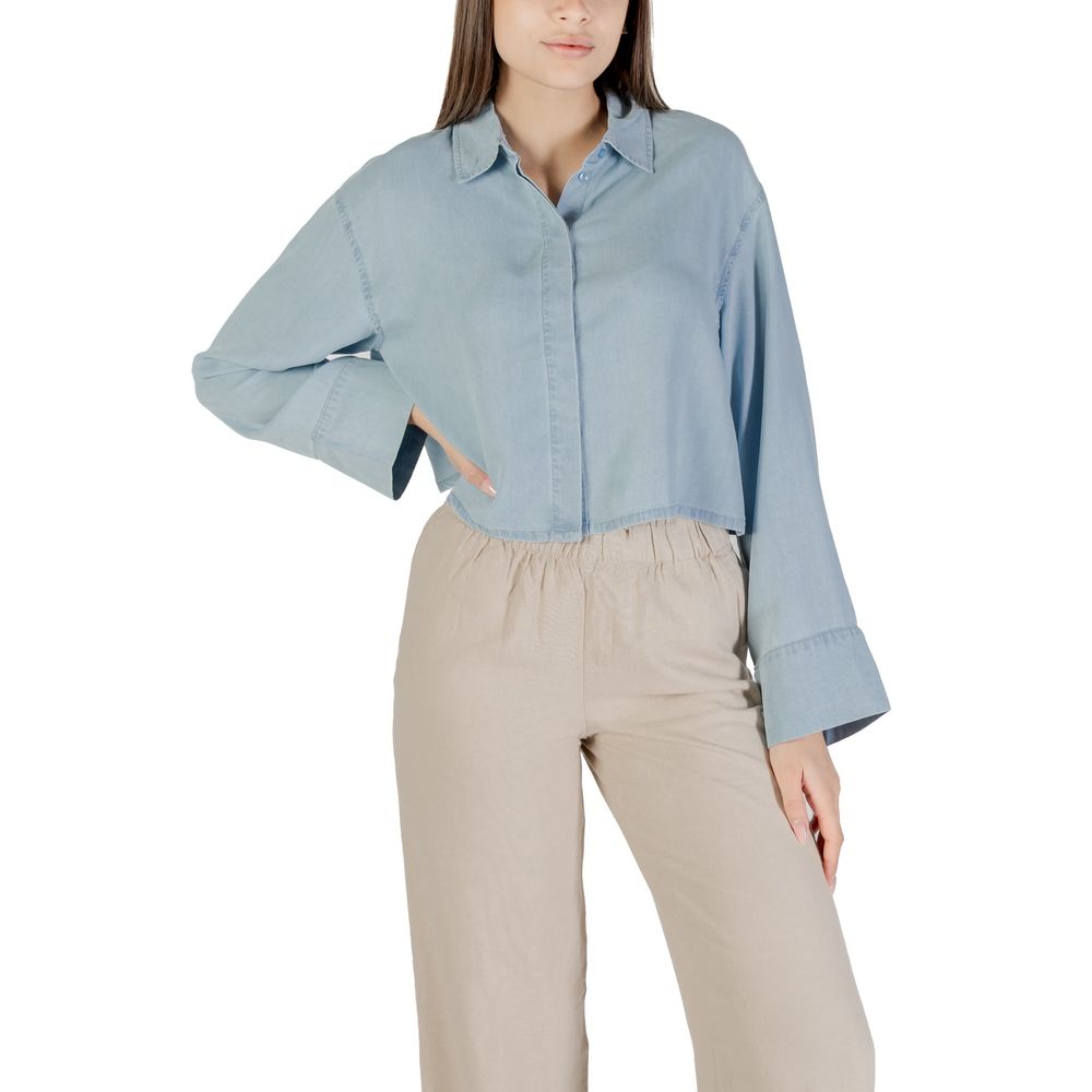 Only Light Blue Lyocell Blouse - Image 5
