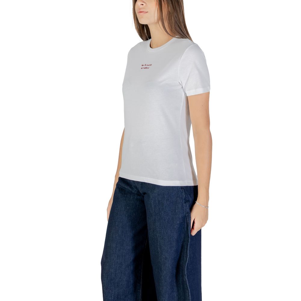 Only Bordeaux Cotton T-Shirt - Image 4