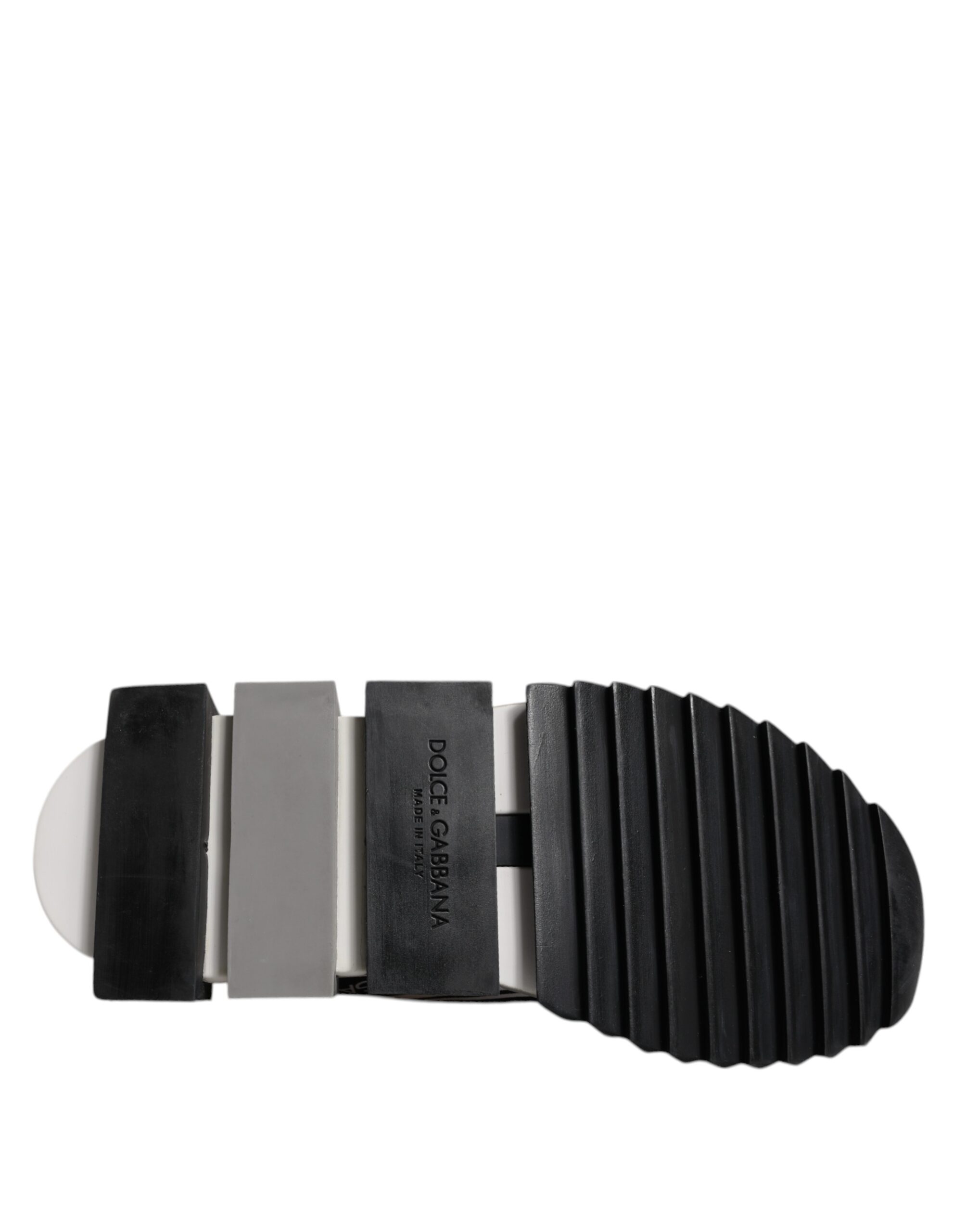 Dolce & Gabbana Black White Slip On Sorrento Sneakers Shoes - Image 7
