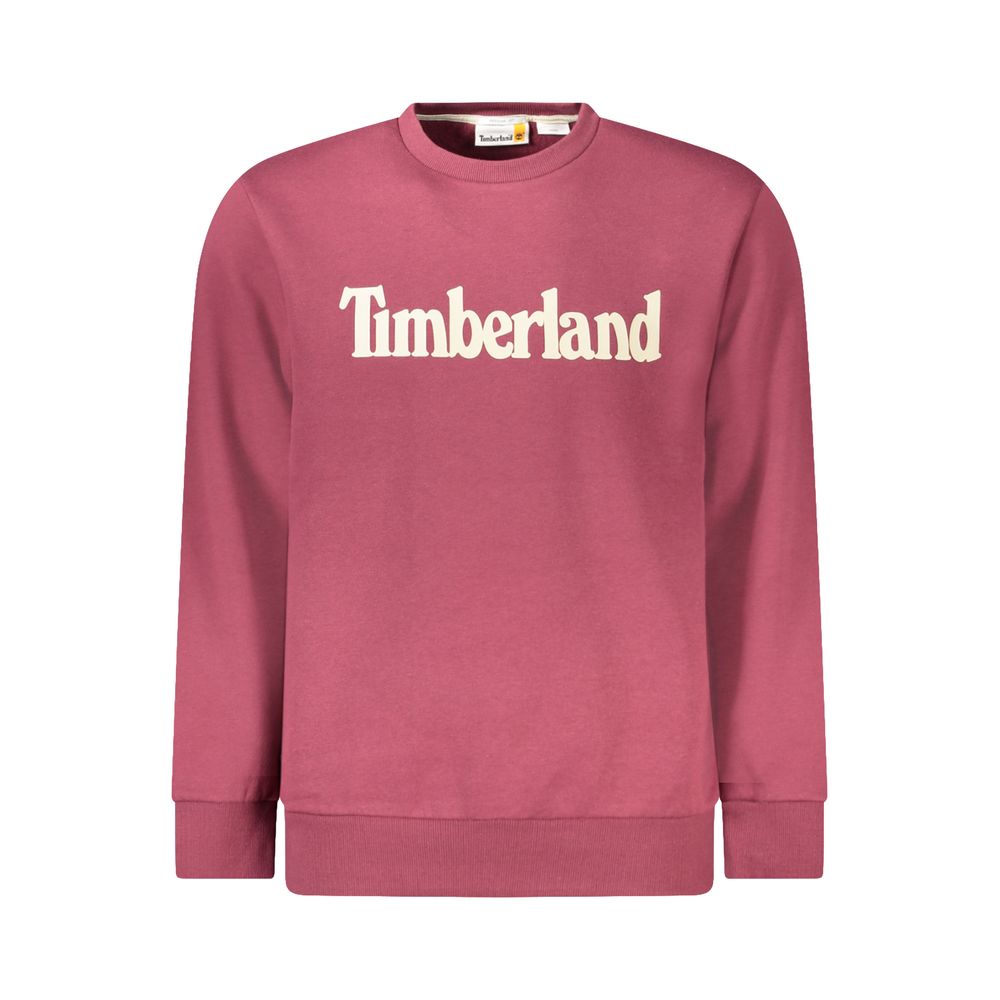 Timberland Rosso Cotton Men Sweatshirt