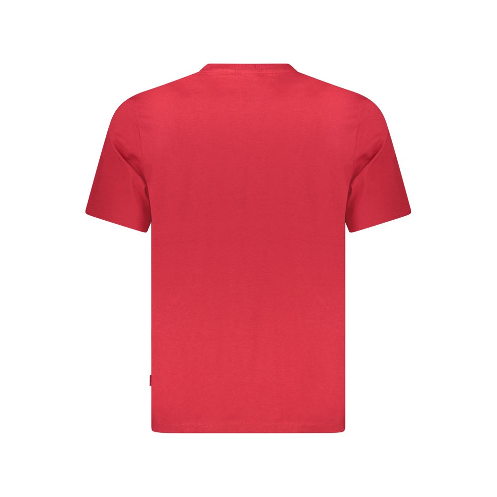 Pepe Jeans Red Cotton Men T-Shirt - Image 2