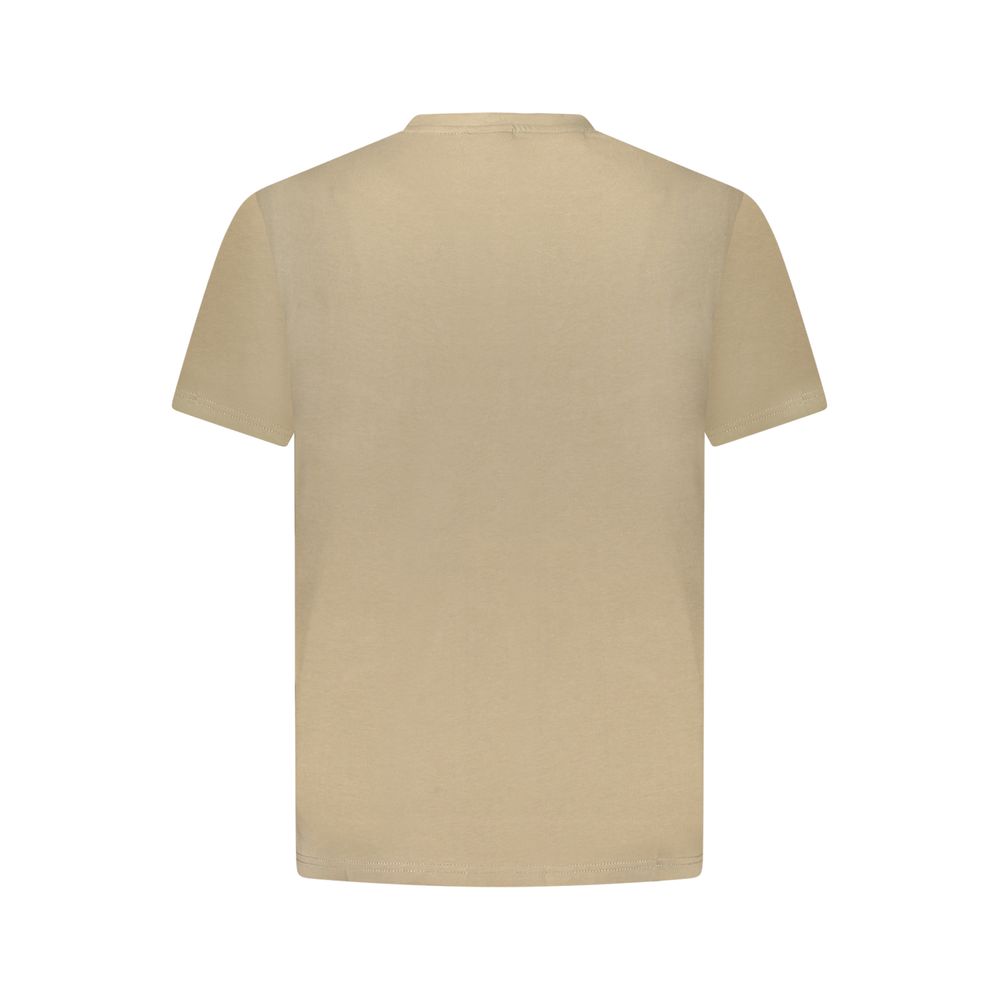 Napapijri Brown Cotton T-Shirt - Image 2