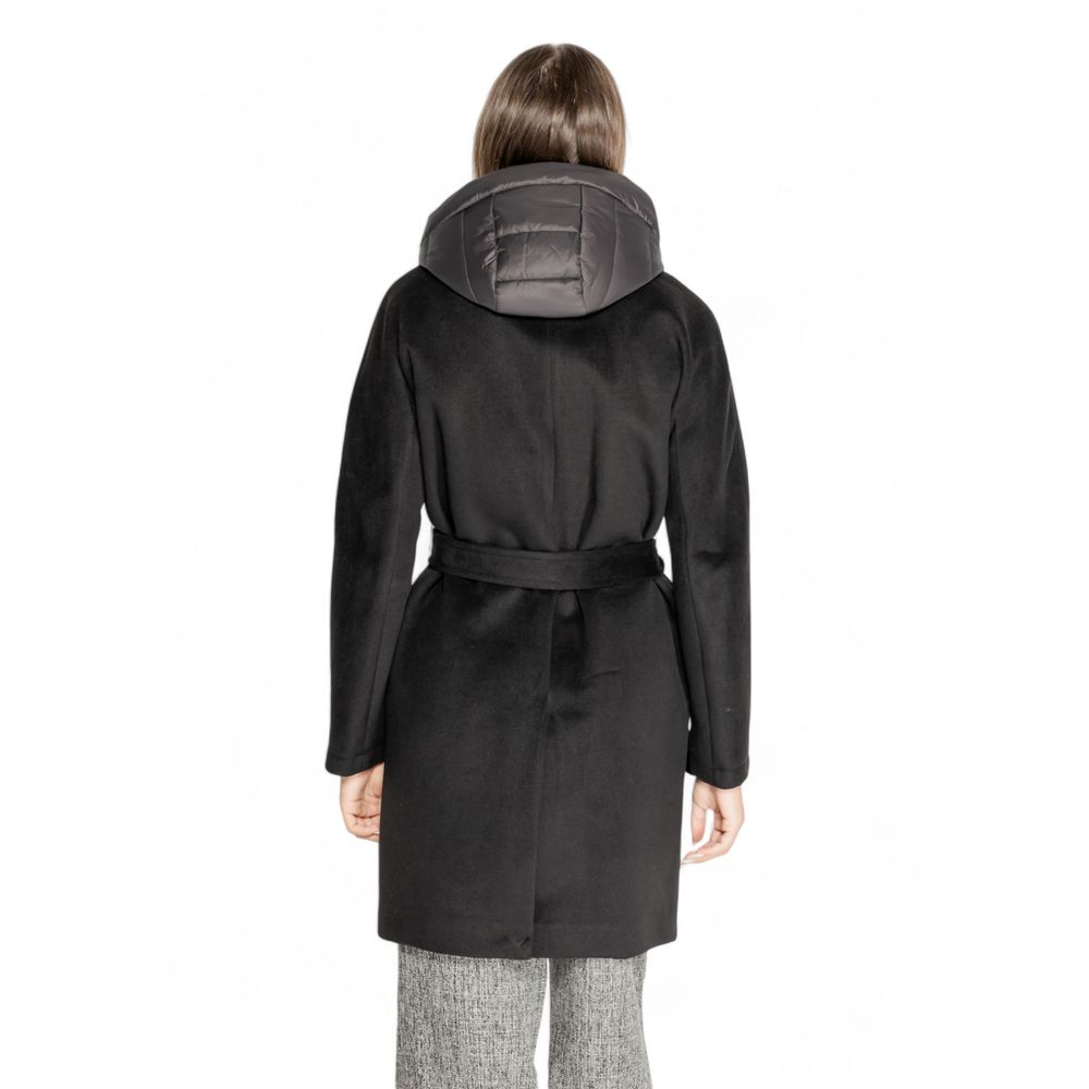 Cleré Black Polyester Coat - Image 2