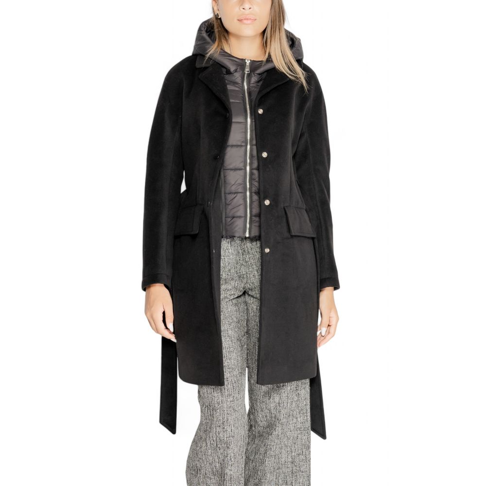 Cleré Black Polyester Coat - Image 5