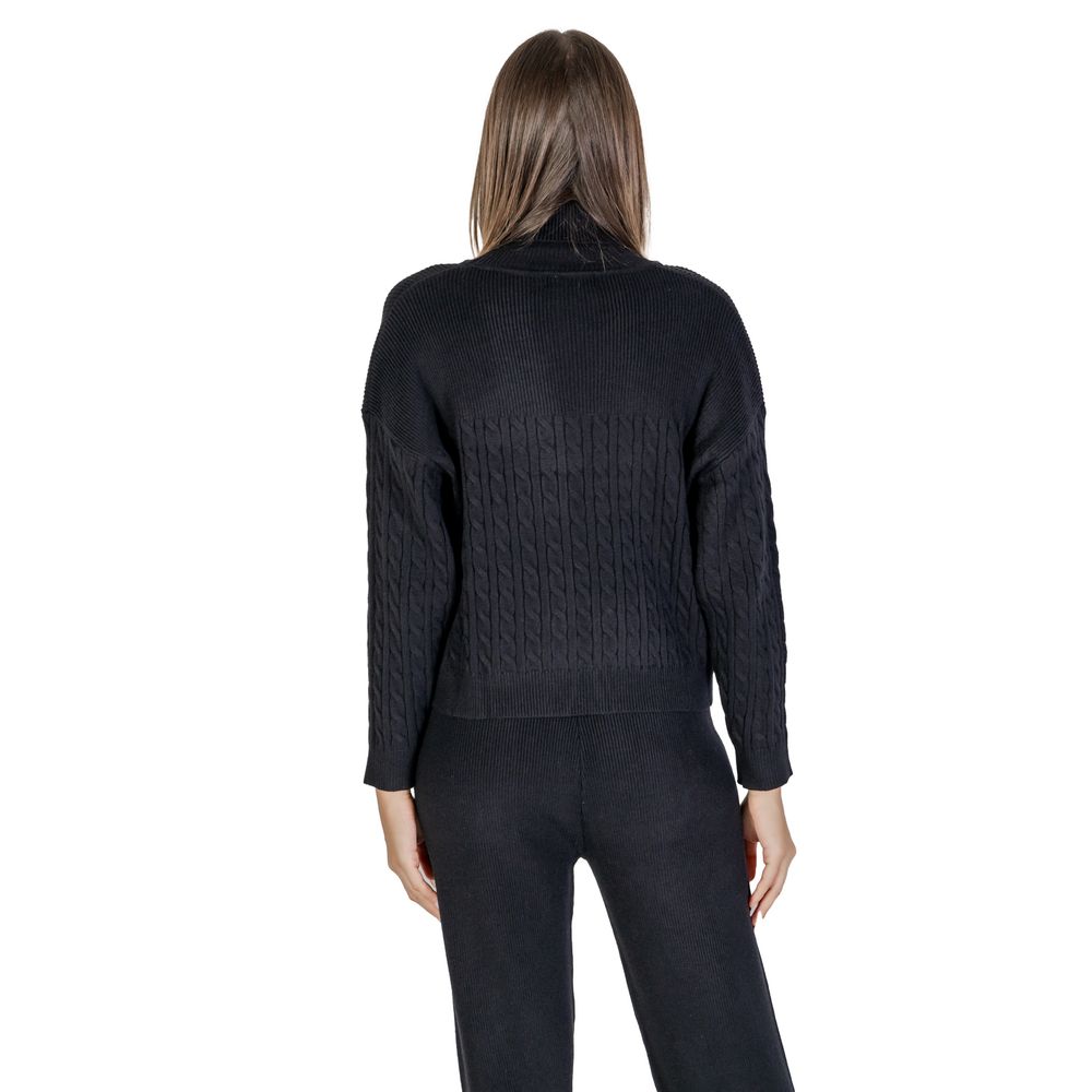 Cleré Black Viscose Turtleneck - Image 2